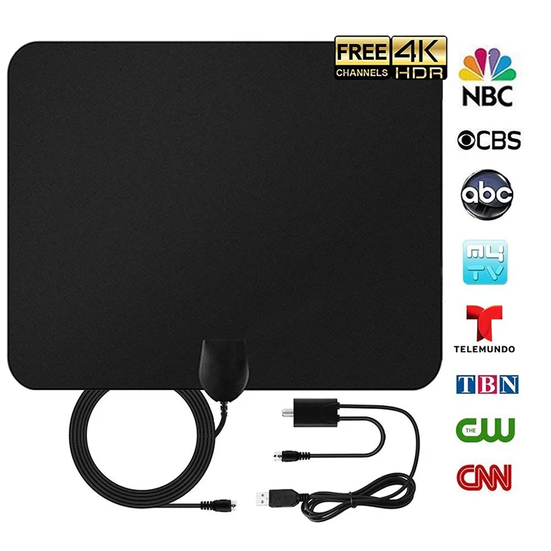 HD ТВ антенна для помещений цифровая высокой четкости 3 7 м 1080p Высокая