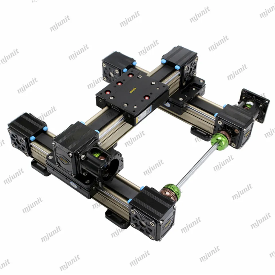 

mjunit XY axis gantry synchronous belt linear sliding guide rail high-speed reciprocating module sliding table for gluing