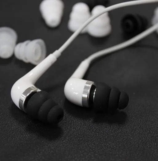 Силиконовые трехслойные амбушюры 6 пар сменные для наушников (S M L)|ear pads|ear pad