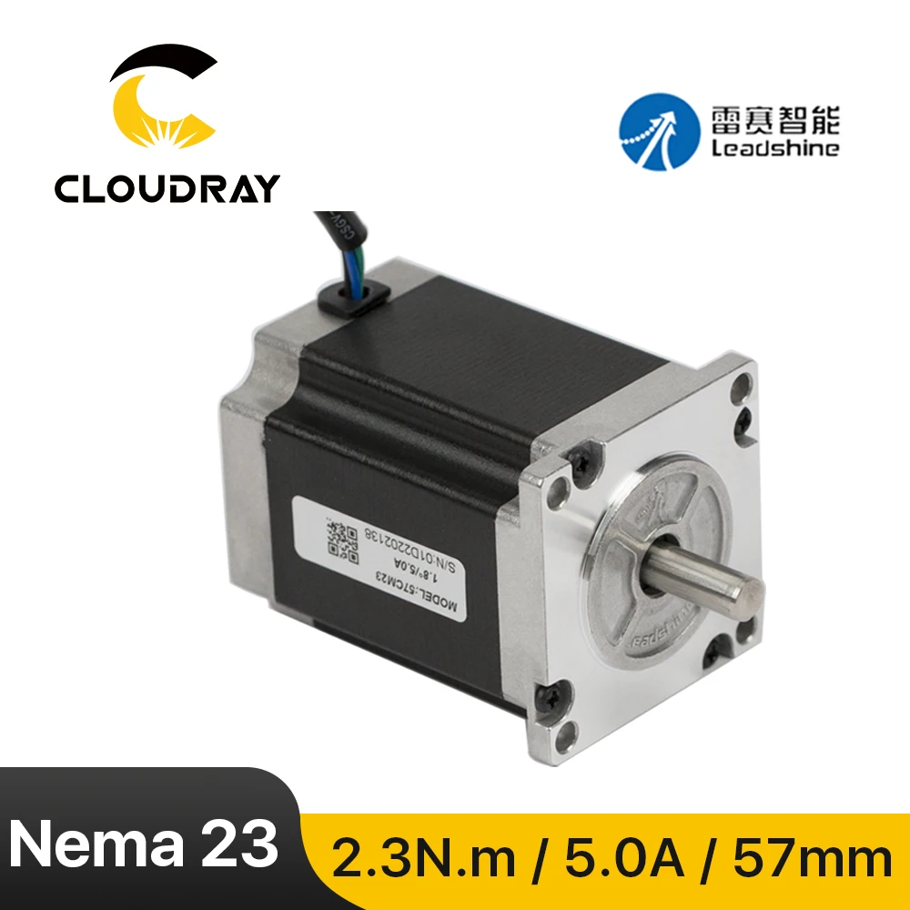 Шаговый электродвигатель Leadshine Nema23 57 мм 2 фазы 230 нсм 5 А 4 проводной кабель для 3D