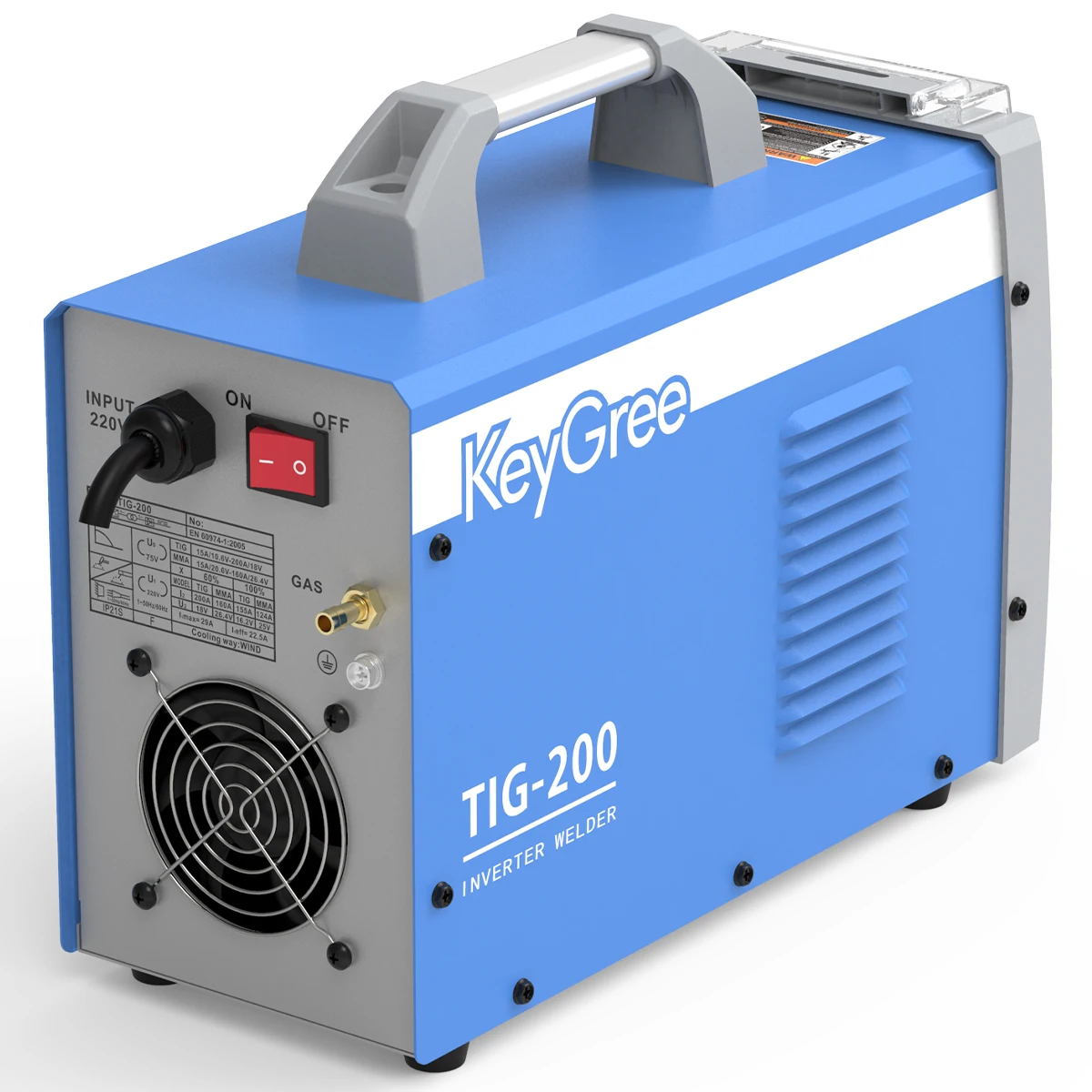 KeyGree однофазный сварочный аппарат аргоновой дуговой сварки 220 В IGBT инвертор