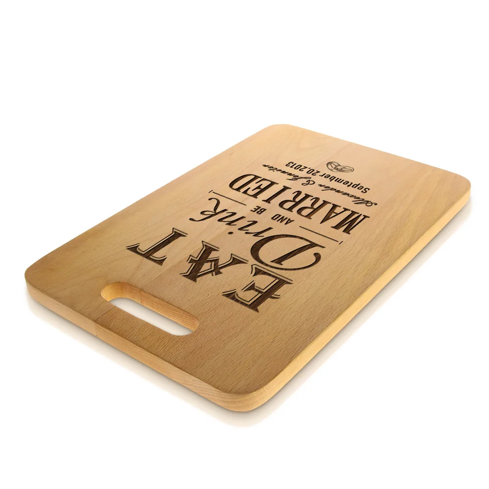 Есть пить и быть женатым на заказ выгравированы экологически чистые Разделочные