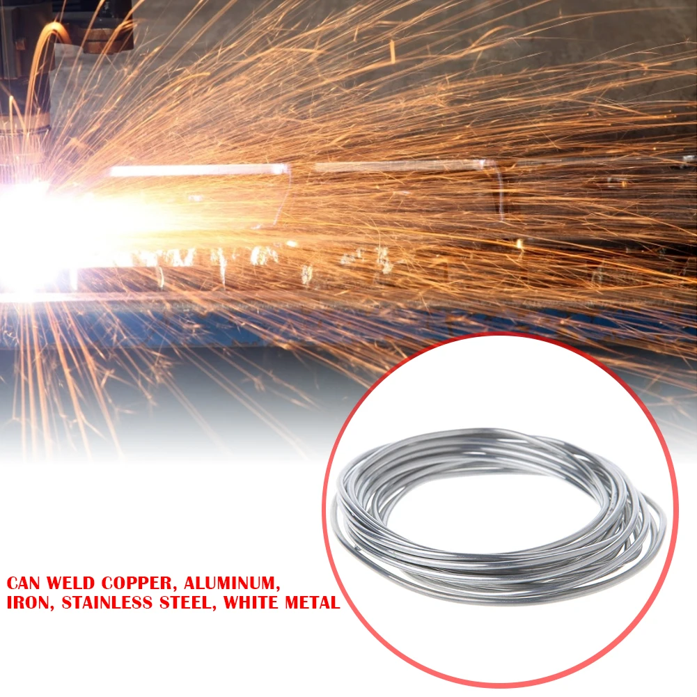 

10pcs 50cm 1.6mm Solder Wire Welding Wires Low Temperature WE53 Copper-aluminum Welding Rods Electrode