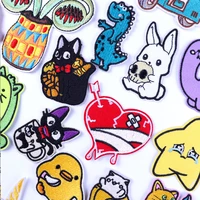 animal patches on clothes embroidered patches for clothing stickers on cothes catoon badge for sewing clothing fusible patches