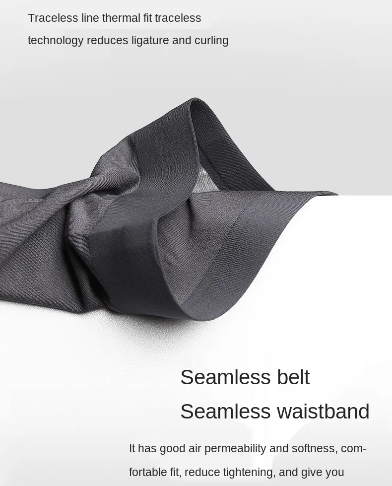 

BOBTXS 1pcs Solid color unmarked men's panties Modale panties men's mid-waist sexy breathable flat-angle pants pants spot