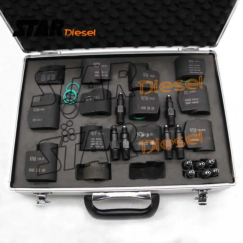 

STAR diesel S0038 12 pcs Repair Equipments Diagnosis Tools Common Rail Fuel Injector Fixture Set Tester