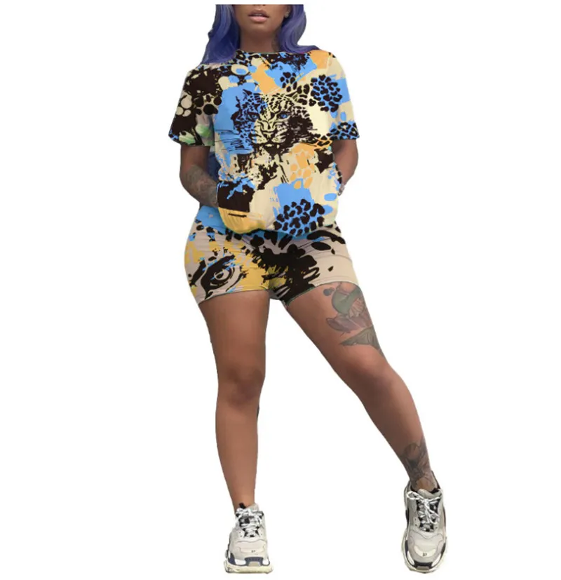 Женский спортивный костюм для тренировок повседневный комплект из 2 предметов