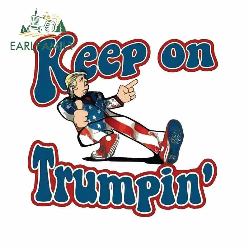 EARLFAMILY 13 см x 10 2 наклейка для Трампа 2020 на автомобиль с защитой от демократов и