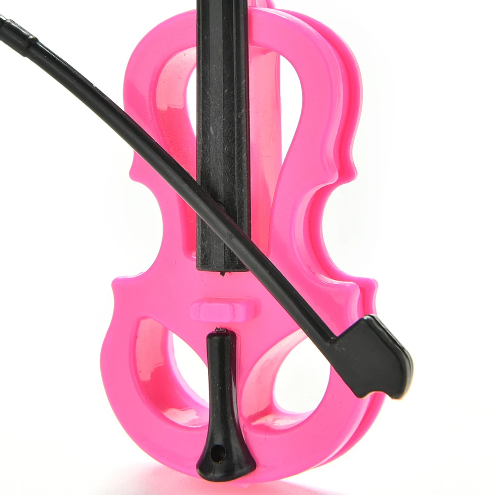 

1 Pc fashion Plastic Toy Violin For Barbies Dolls Cute Mini Girls Gifts high quality