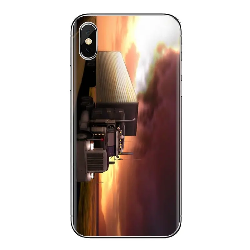 Чехол из ТПУ для huawei P Smart Y6 P8 P9 P10 Plus Nova P20 Lite Pro Mini 2017 SLA-L02 SLA-L22 2i грузовики peterbilt