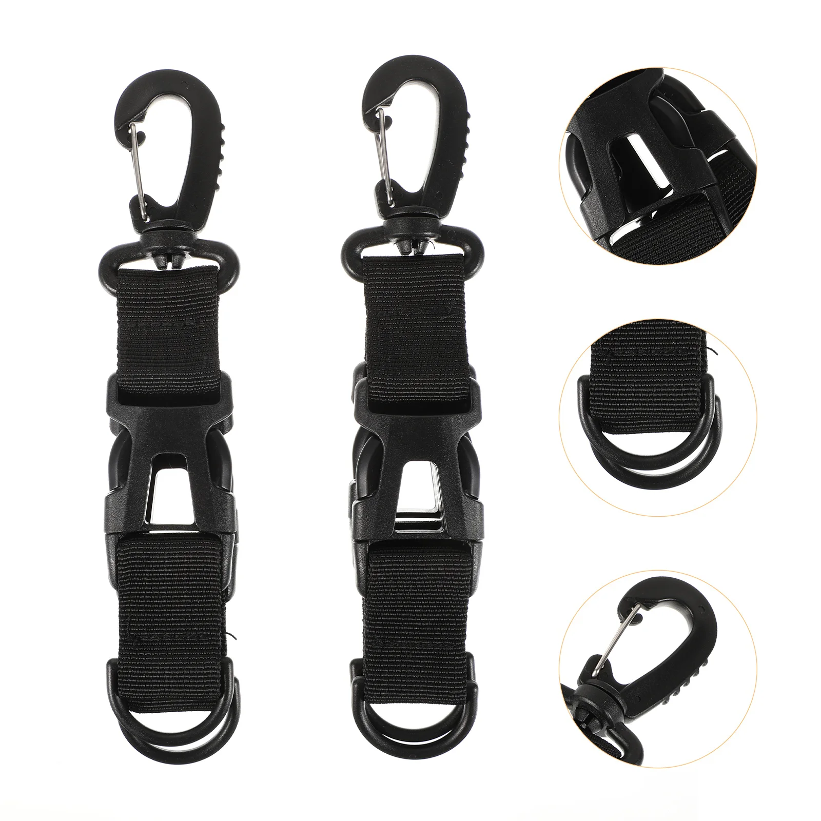 

2pcs Outdoor Backpack Hook Multi-functional Carabiner for Climbing