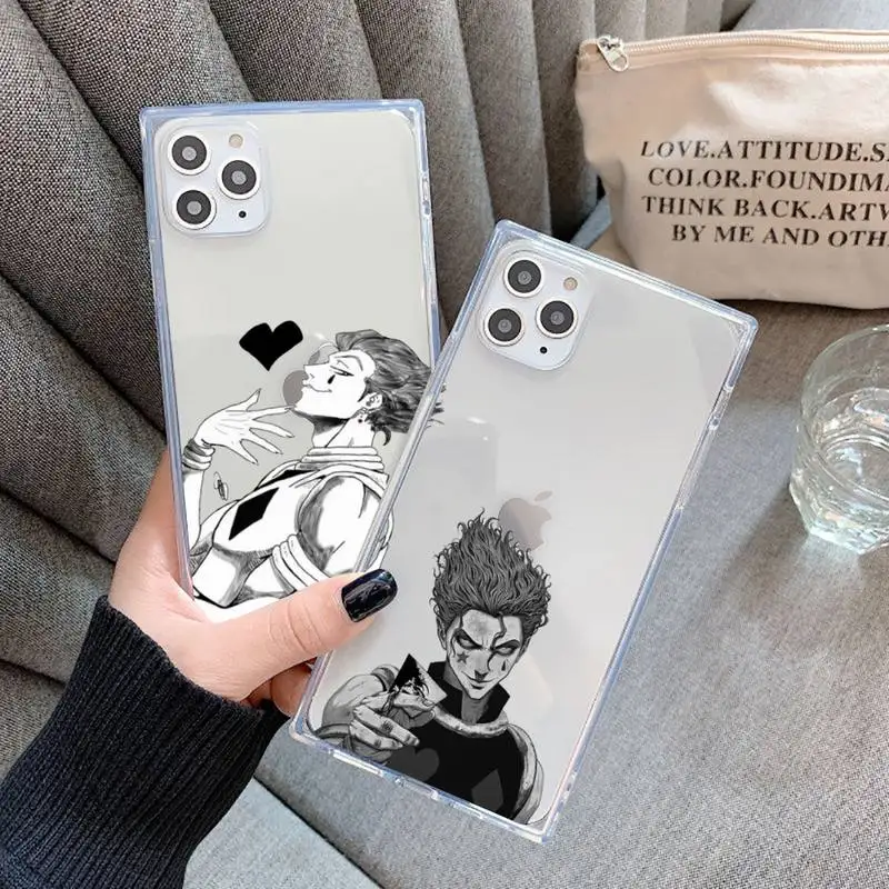 

Hunter x Hunter Phone Case Transparent for iPhone 7 8 11 12 s mini pro X XS XR MAX Plus cover Clear mobile bag