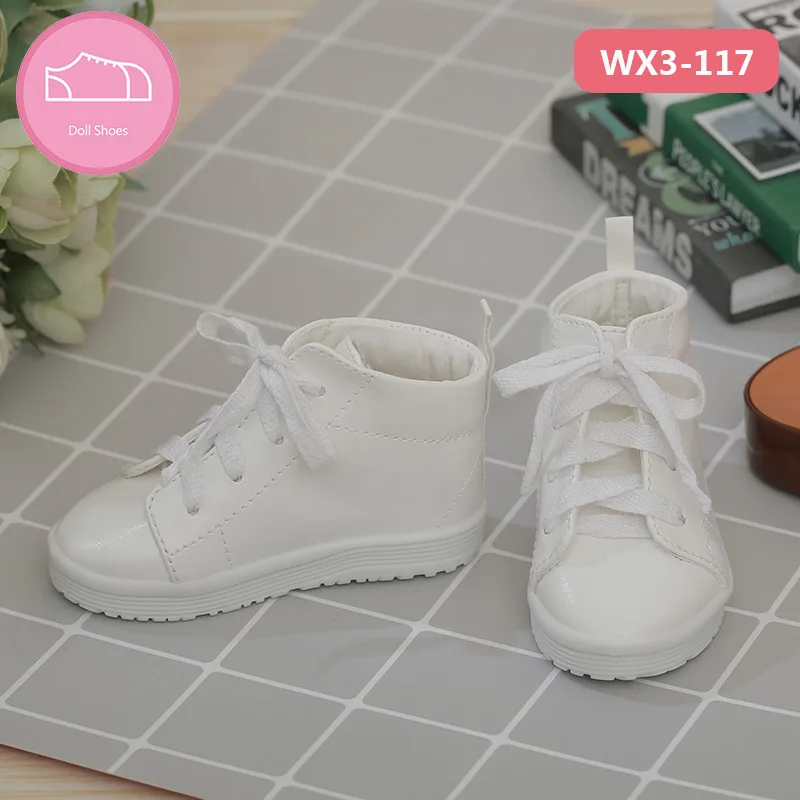 Новые ботинки bjd 1/3 для кукол Longhun72 и Spirit 70 повседневные белые высотой около 9 3