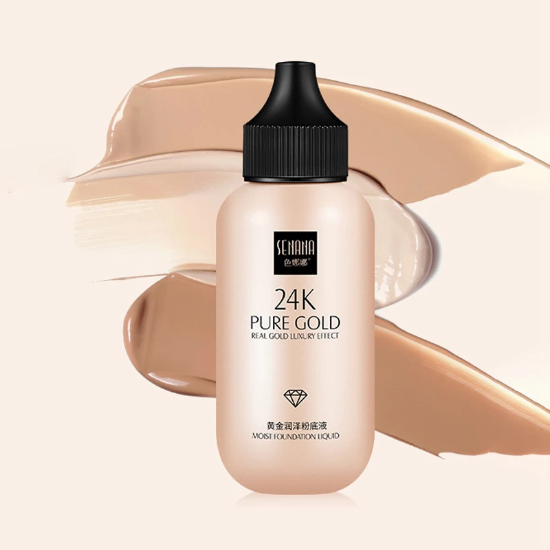 Жидкий увлажняющий крем консилер для лица 24 к|Тональная основа лица| |