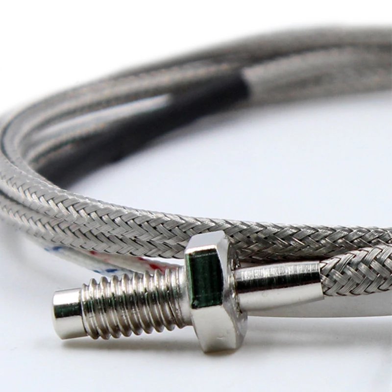 Датчик температуры с резьбой М6 0 5-5 м датчик K-типа ler 0-400C 2020 | Инструменты