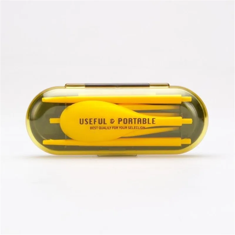 HIFUAR портативные дорожные столовые приборы складные для путешествий набор вилок