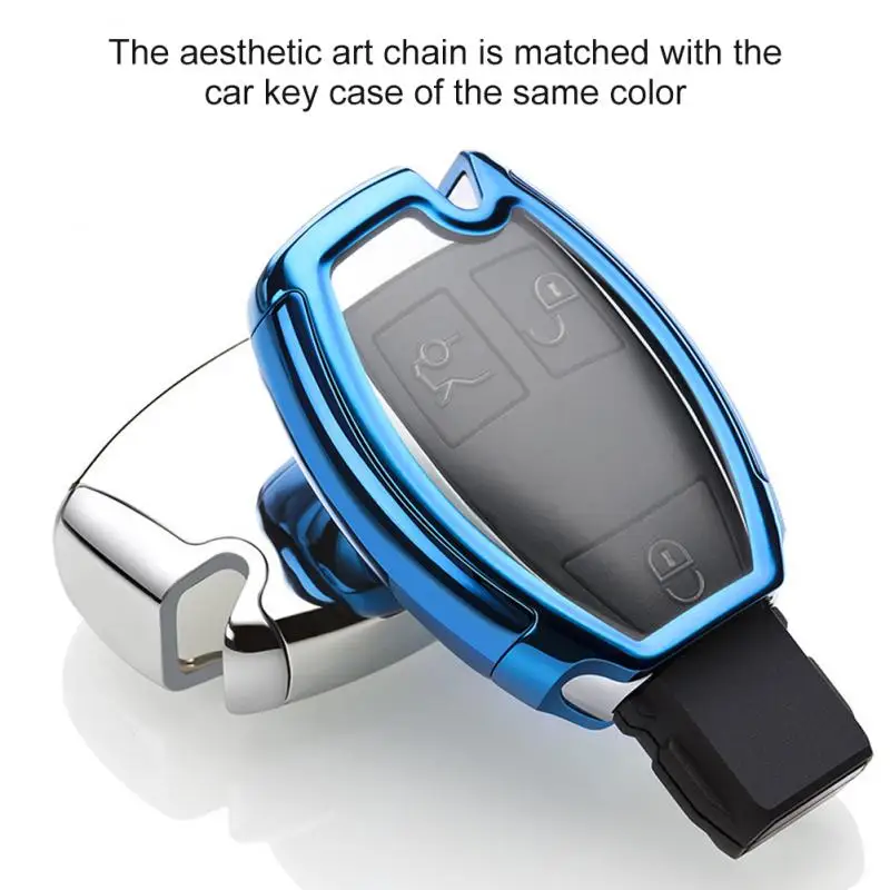 

High Quality PC+TPU Key Case Cover Key Case Protective Case For Mercedes-Benz Car Key Bag GLA200E-Class C-Class Key Fob