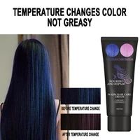 hot sale new 1pc hair color thermochromic hair dye gentle scalp easily change hair color hair dye cream beauty hair 50ml unisex