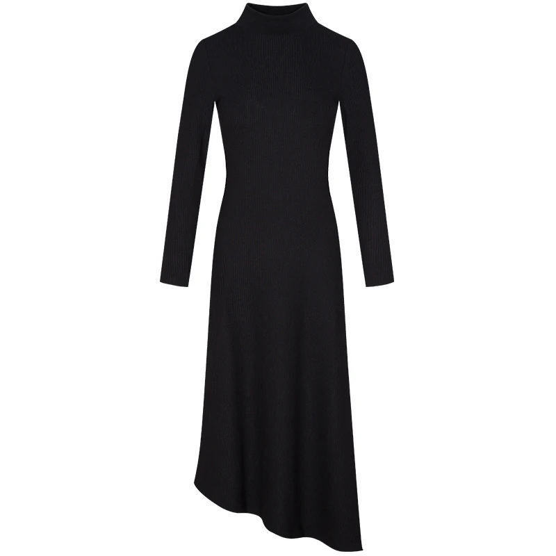 YIGELILA Новое Модное Длинное Платье в стиле пэчворк с круглым вырезом трикотажное