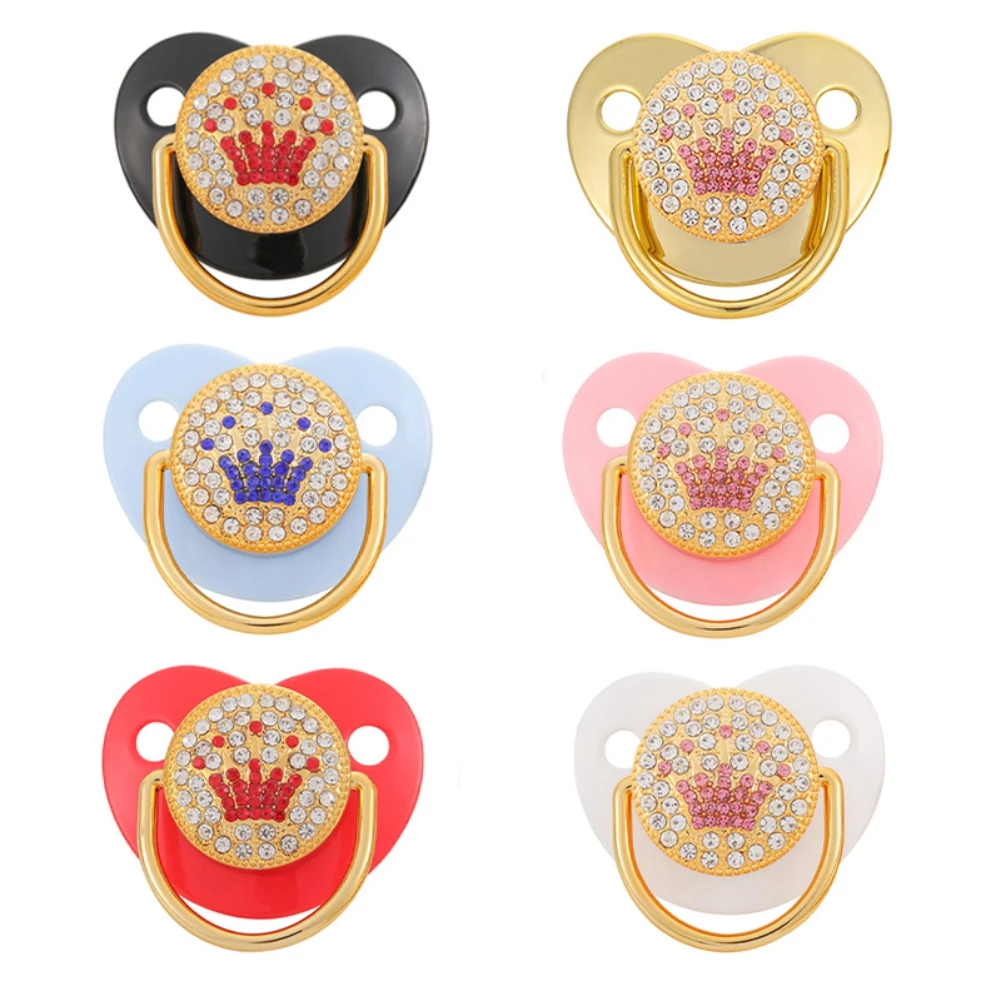 

Baby Pacifier Imperial Crown Series Bling Pacifier BPA Free Dummy Soother 0-12M