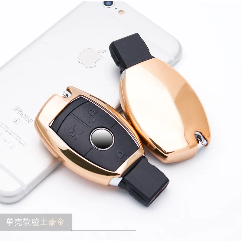 Новый мягкий чехол для ключей автомобиля из ТПУ Mercedes Benz c класс W204 GLC 260 C200 CIA GLA W205