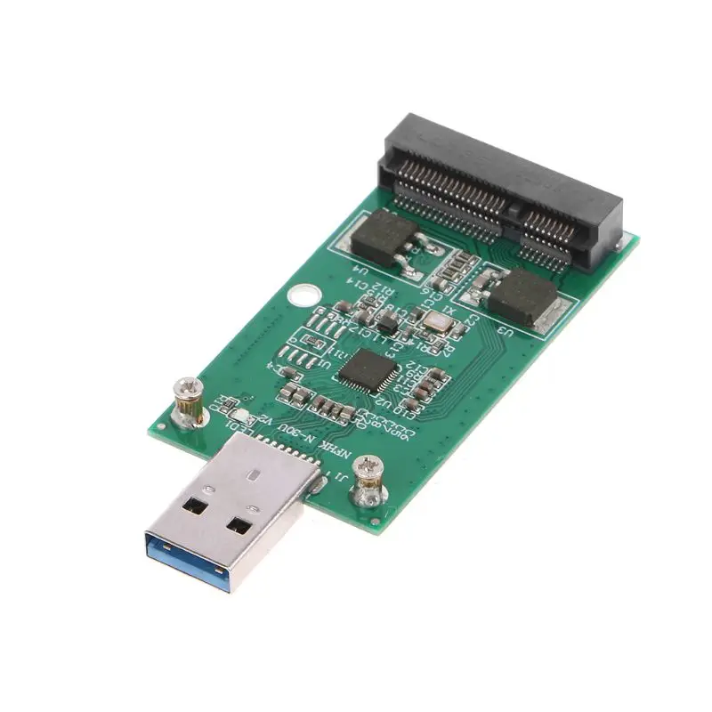 

USB 3.0 to Mini PCIE mSATA SSD mSATA to USB 3.0 SSD don't need USB cable NEW 27RA