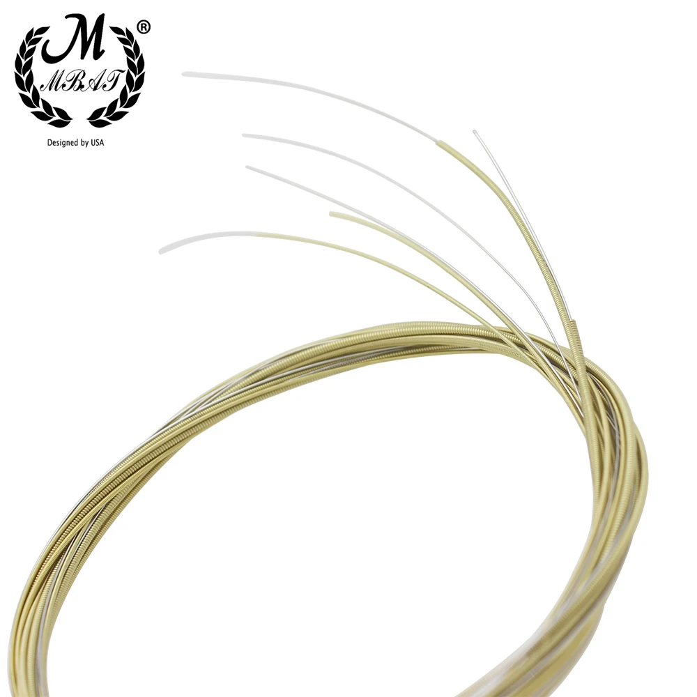 

M MBAT Acoustic Guitar Strings 1-6 Stainless Steel Wire Copper Alloy Wound Strings Folk Guitar Musical Instrument Accessories