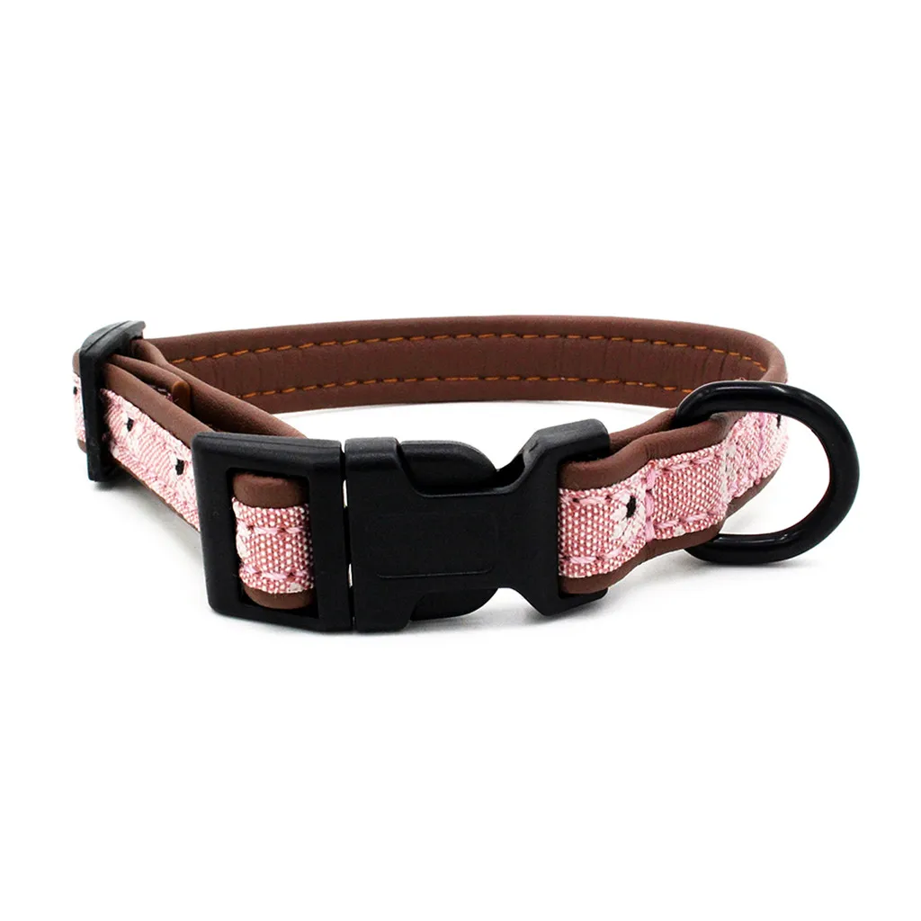 Для собак кошек домашних питомцев ошейники для Маленькое платье с цветочным