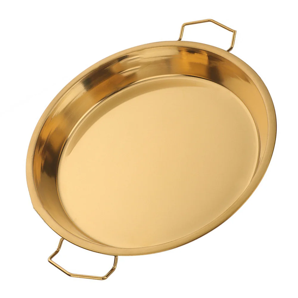 

Stainless Steel Cold Noodle Plate Steamed Rice Tray Creative Steaming Plate