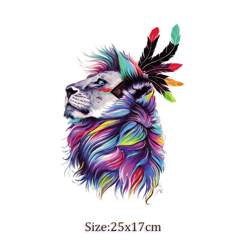 Термонаклейки в стиле панк с изображением животных на одежду наклейки для одежды