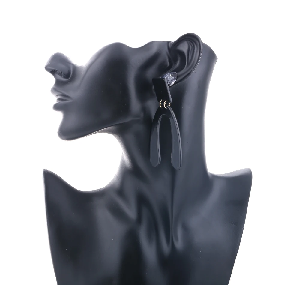 Женские Модные Этнические винтажные массивные длинные висячие серьги с