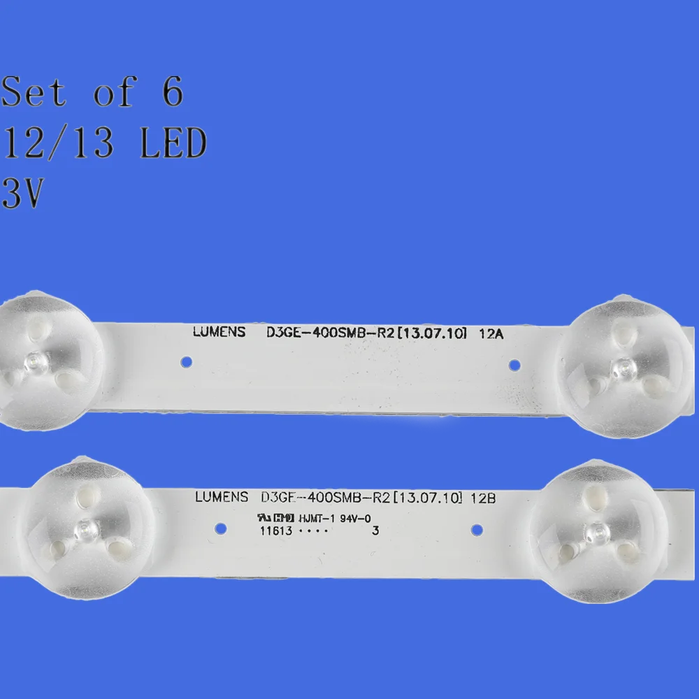 Новый комплект из 3 светодиодных лент для Samsung LM41-00001W V 2013SVS40 D3GE-400SMB-R3 D3GE-400SMA-R2 BN96-28767B