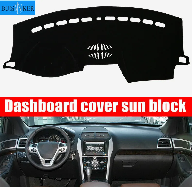 

Коврик для приборной панели Ford Explorer 2011-2018, коврик для приборной панели, коврик, интерьерный ковер от солнца, ковер, анти-УФ аксессуары для ста...