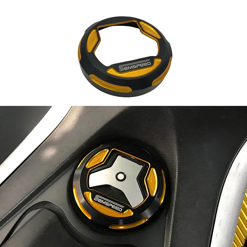 Крышка мотоциклетного масляного бака для YAMAHA NMAX 155 150 125 2015 2019 SEMSPEED аксессуары