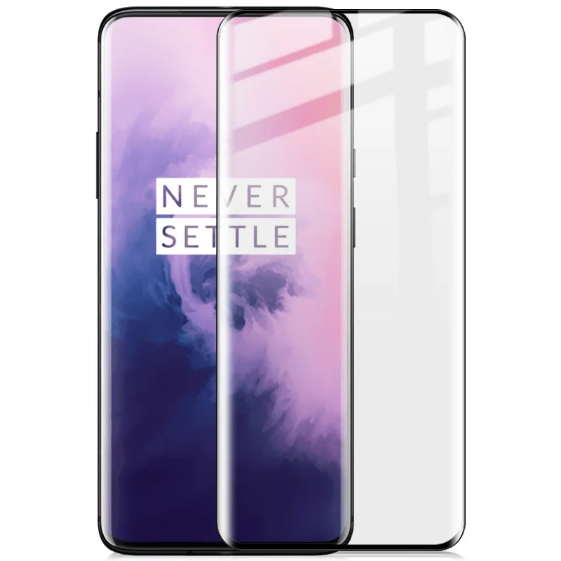 

OnePlus 7 Pro Glass Screen Protector IMAK Pro+ Version 3D Curved Full Screen AB Glue Tempered Glass for OnePlus 7 Pro