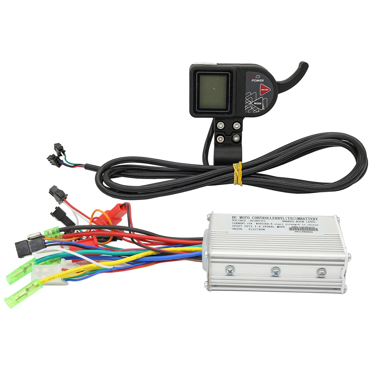 

ZHIPU Electric Scooter 36V 15A Motor Brushless Controller Ebike Controller with LCD Display Panel for E-Bike Bike