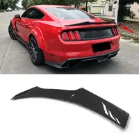 High Quality Carbon Fiber Rear Trunk Lip Spoiler Wing For Ford Mustang Coupe 2-door 2015 2016 2017 Rear Bumper Lip