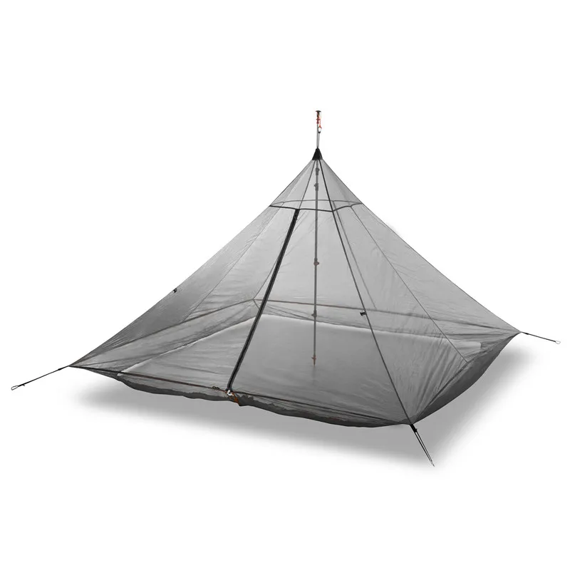 10 человек Сверхлегкий Открытый Кемпинг палатка teepee метание водонепроницаемый палатка Внутренняя палатка Сверхлегкая туристическая палатка - Цвет: Net
