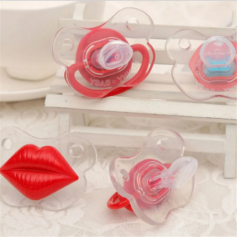 

New Arrival Top Silicone Funny Nipple Teether Baby Pacifier Care Dummy Baby Soother Joke Prank Toddler Pacy Orthodontic Nipples