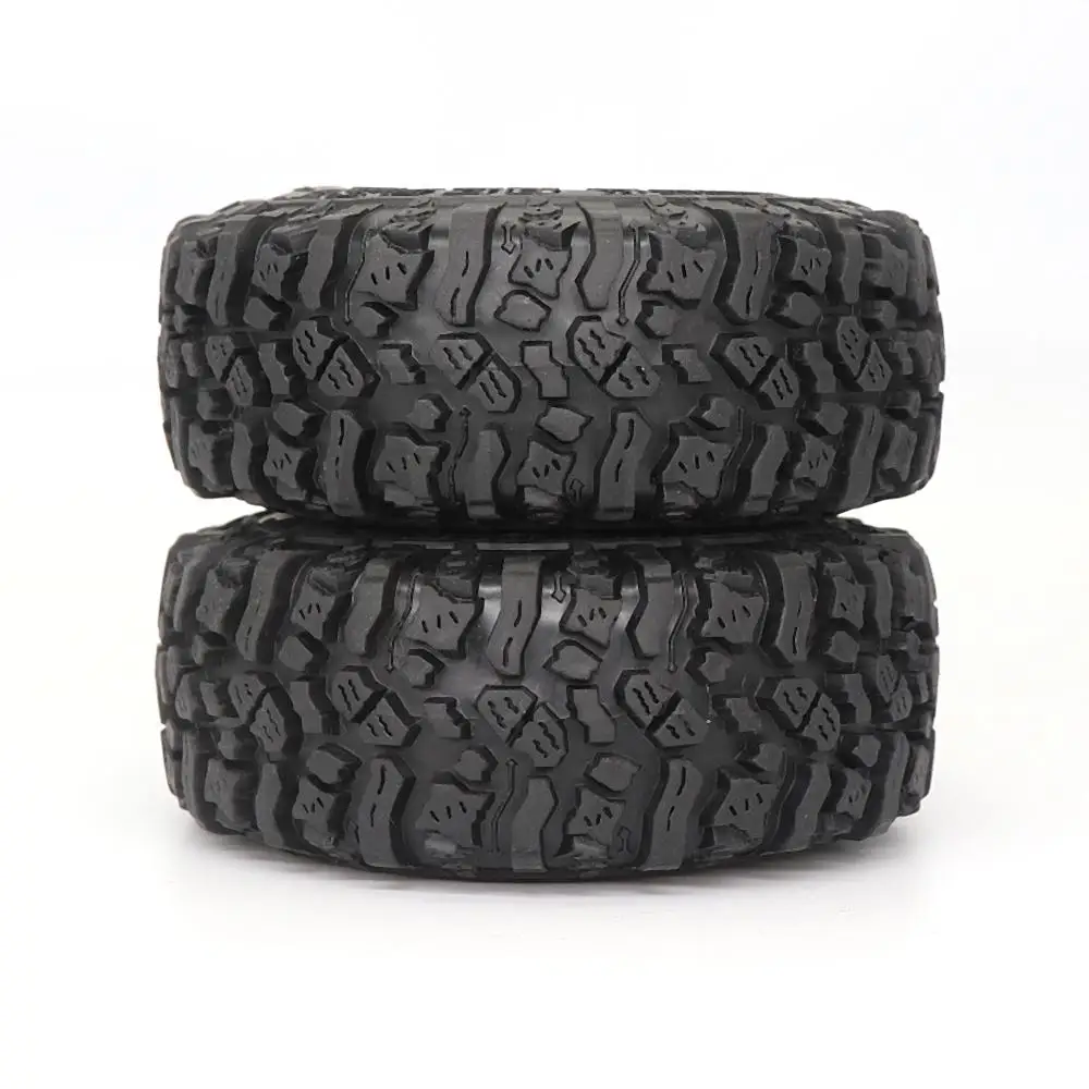 1/4PCS 115MM Rubber Mud Grappler Tires for 1:10 RC Crawler Axial SCX10 SCX10 II JEEP 90046 90047 TRX-4 Defender G500 TRX-6 G63 enlarge