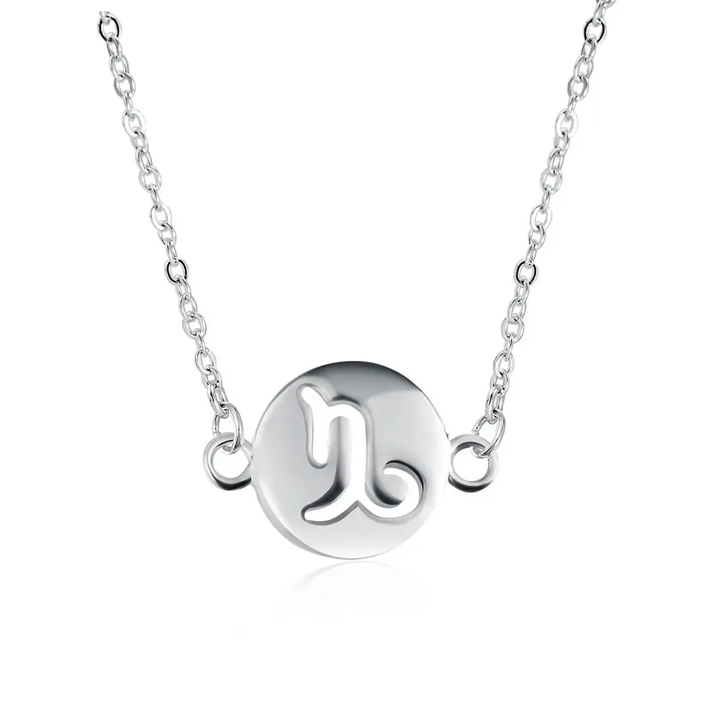 Серебряное модное ювелирное изделие ожерелье Козерога зодиака Подвеска цепочка