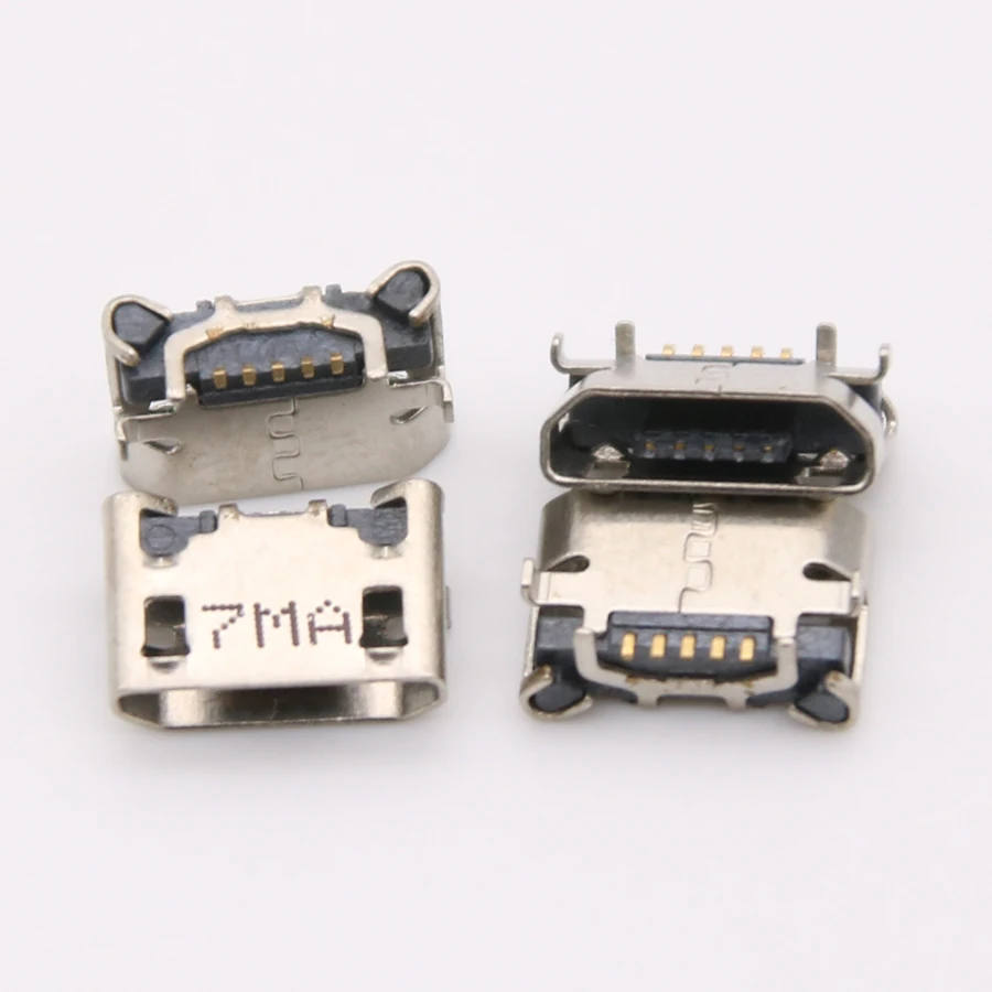 2Pcs/Lot Micro Usb Charging Jack Connector Socket Replacement Repair Type C For BlackView BV6000 BV6800 BV9000 BV7000 Pro - купить по