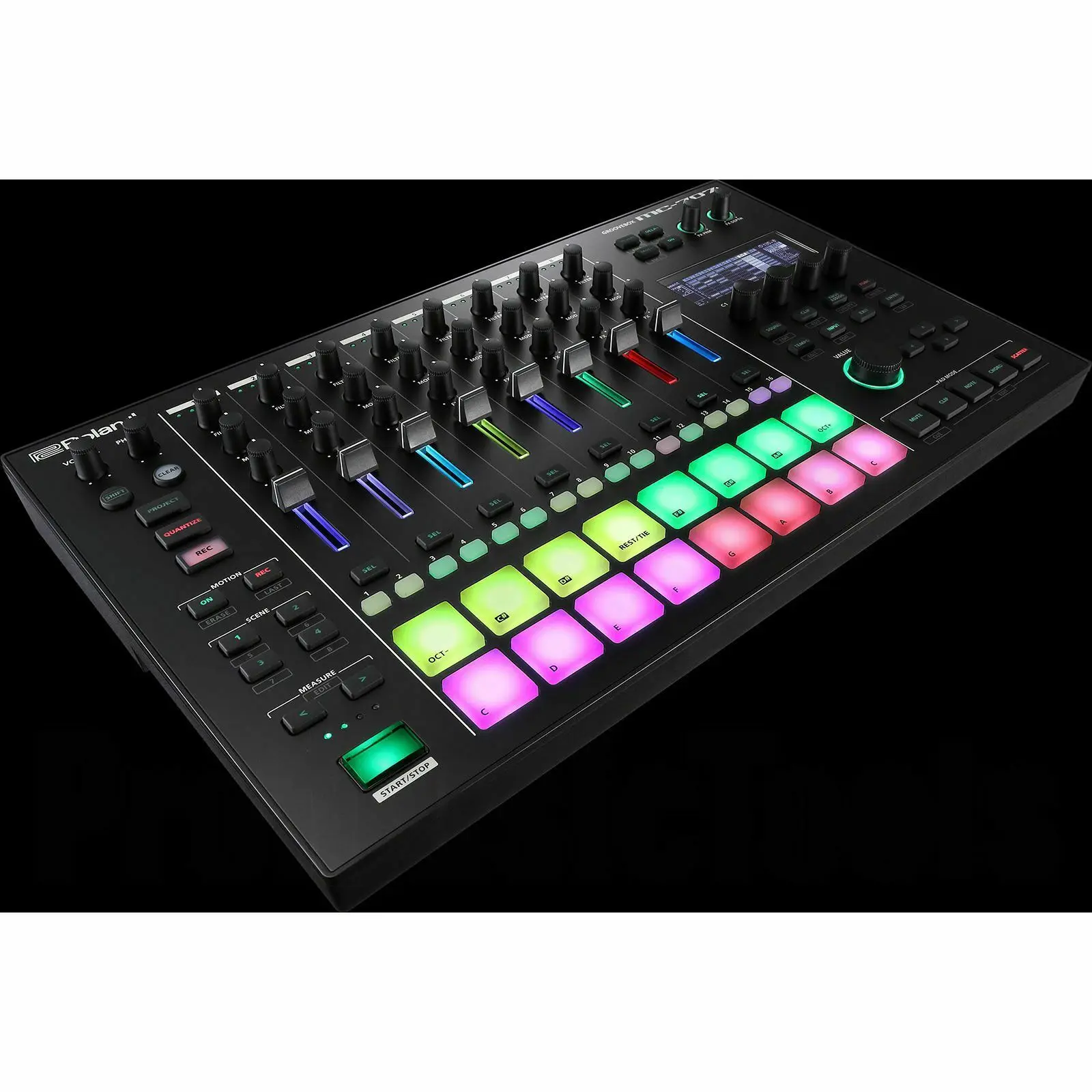 Roland MC 707 Groovebox Профессиональный музыкальный инструмент для производства рабочей