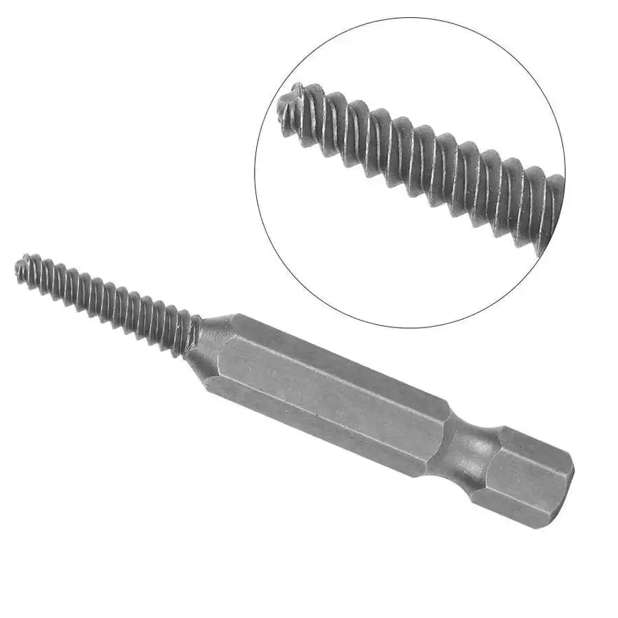 

5pcs HHS Damaged Screw Extractor Drill Bits Guide Set Broken Speed Out Easy out Bolt Stud Stripped Screw Remover Tool