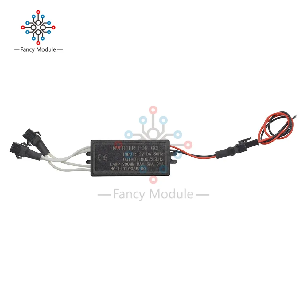 DC 12V до 900V инвертор с флуоресцентной лампой холодным катодом мужской подключение