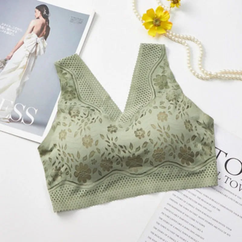 

2021 бесшовные мягкие бюстгальтеры, женские кружевные бюстгальтеры на бретельках, бюстгальтер пуш-ап с открытой спиной, удобное нижнее белье,...