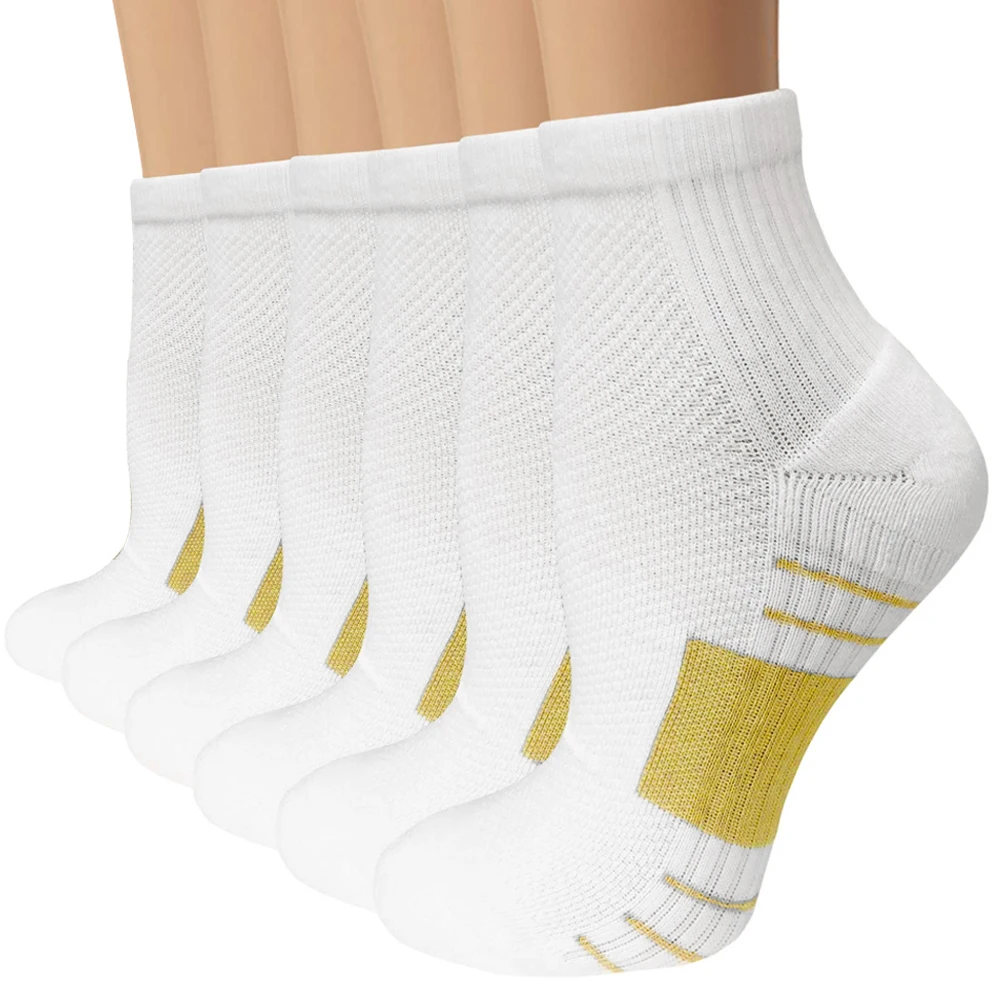 E471822A 6 pairs SFIT Chaussette, компрессионные носки для бега, для мужчин, дышащие баскетбольные Лыжные носки для велоспорта, теплые носки - Цвет: E471822A 6 pairs