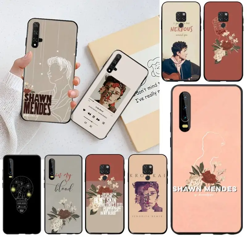 Хит поп певец Shawn Mendes в моей крови чехол для телефона Huawei P40 P30 P20 lite Mate 30 20 Pro P Smart 2019
