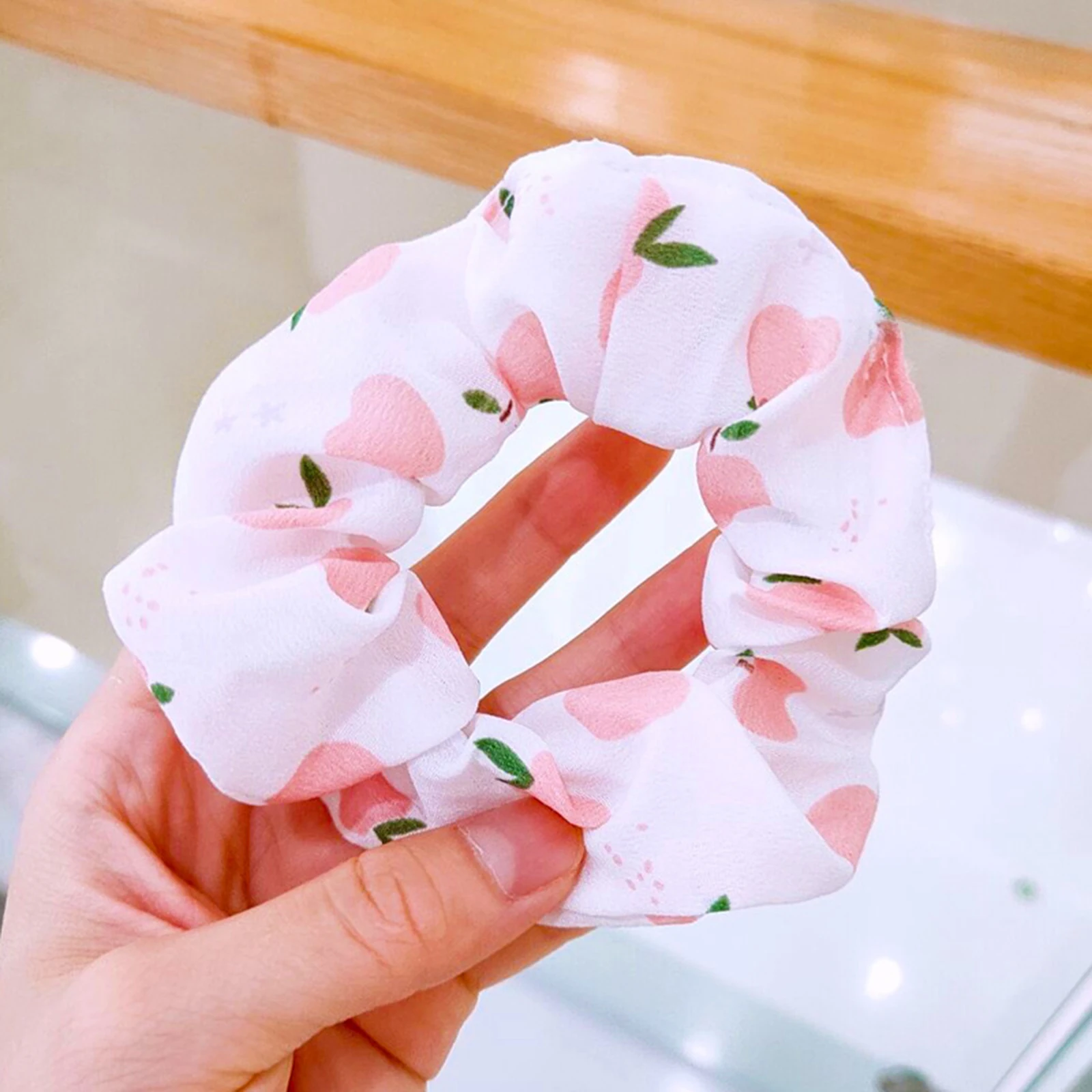 

2021 New Girls Scrunchies Hairband Ponytail Holder Headwear Elastic Hair Bands Colorful Hair Accessories For Girls Hair Band