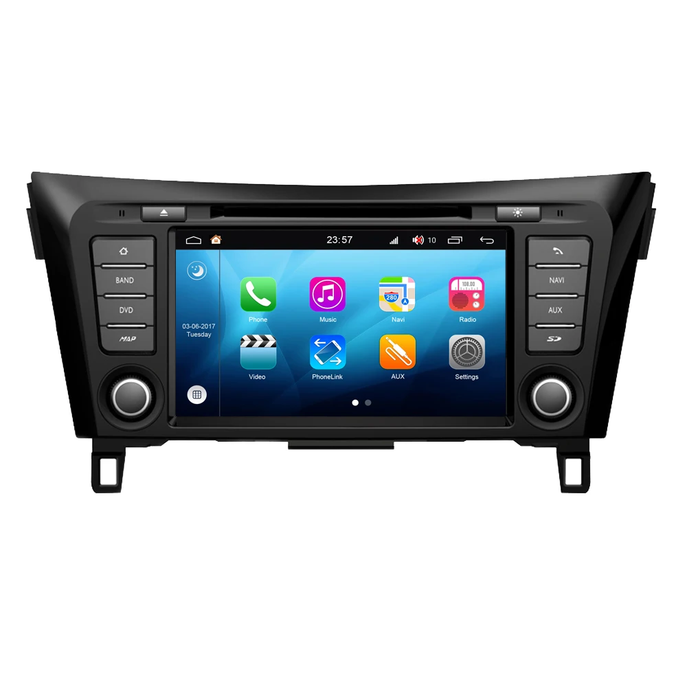 Для Nissan Qashqai для Xtrail X-trail 2014 2015 Android 8 0 2Din автомобильный стерео DVD GPS Аудио Видео